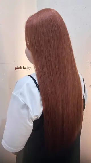 ロング カラー GiseL アンリのヘアスタイル