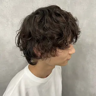 パーマ 沖山 友津季のヘアスタイル