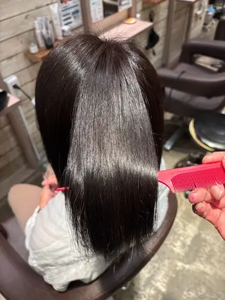 ミディアム Earth日吉所属・✨髪質改善カラー✨ 赤味除去カラー／理久のヘアスタイル