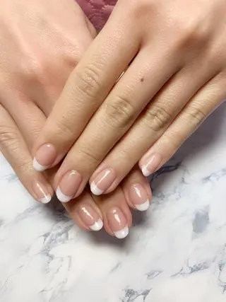 ネイル はな💎ネイル ワンホン、長さ出しのネイルデザイン