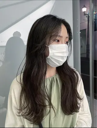 ロング カラー SALOWIN 神宮前５丁目店所属・メンズ/特殊ヘア パーマ🕷️小夏貴也のヘアスタイル