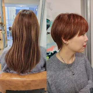 ショート カラー coii コイ【原宿/表参道】のヘアスタイル