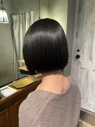 ミディアム 中村 彩乃のヘアスタイル