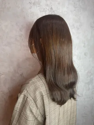 ロング かめい りなのヘアスタイル