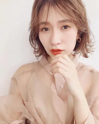 ミディアム 鎌倉 彩のヘアスタイル