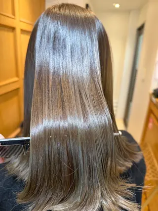 カラー AUBE HAIR toll 川越店 【オーブ ヘアー トル】所属・髪質改善⭐️透明感 カラーノグチショウタのヘアスタイル