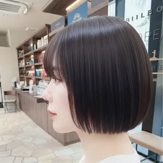 ショート GIEN Smart Salon by milbon 西宮ガーデンズ　プラス所属・吉原 星稀のヘアスタイル