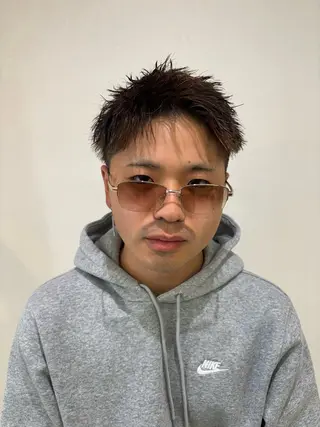 パーマ メンズ メンズパーマ/ スパイキー/フェードのヘアスタイル