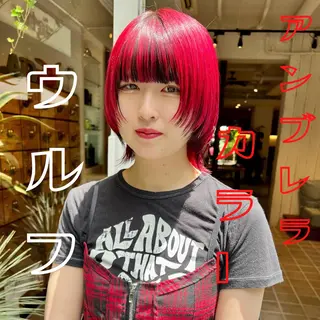 ショート 【ロングウルフカット 姫カット】伊藤裕哉のヘアスタイル