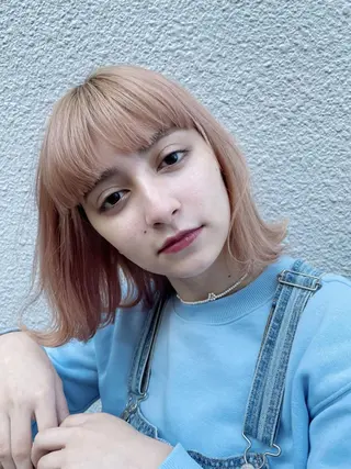 ミディアム 🌼U24 ヘアデザインラボのヘアスタイル