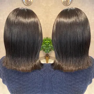 セミロング カラー tocca 💜石田愛結💜のヘアスタイル