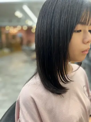 ミディアム CASA by Humium たまプラーザ所属・佐藤 慧のヘアスタイル