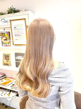 ロング カラー 新宿 新井彩斗のヘアスタイル