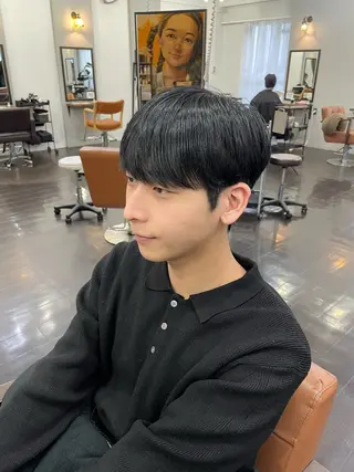 カラー メンズ 艶・暖色カラー/ メンズ/名駅/ユキハのヘアスタイル