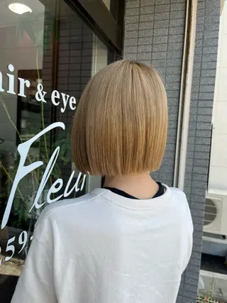 ショート Un Fleur所属・立野 希沙のヘアスタイル