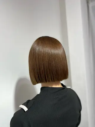 ショート カラー 神戸ボブ✂️ ioe三宮/田 伸佳のヘアスタイル