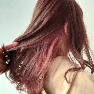 カラー ロング 髪質改善/ブリーチ 田代 龍我のヘアスタイル