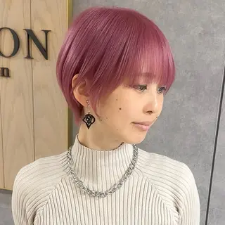 ショート カラー お洒落ショート/ボブ 🟥Genkiのヘアスタイル