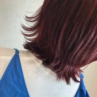 ミディアム カラー ムトウセイマ/艶髪 /艶ケアWブリーチのヘアスタイル