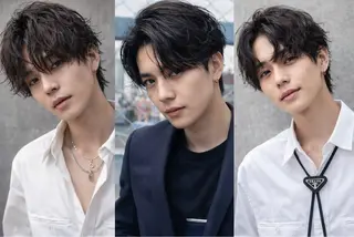 メンズ 表参道フェザーパーマ ニュアンスパーマのヘアスタイル