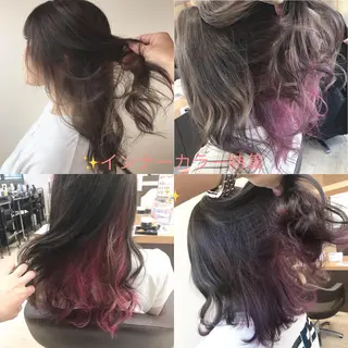 ロング カラー Lien 深井店のヘアスタイル