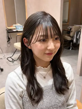 セミロング カラー 透明感/ベージュ /kazui🐈のヘアスタイル