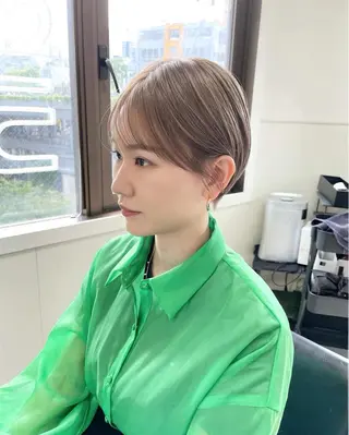 ミディアム 骨格診断で絶対可愛い ✨丸みショート✨凌弥のヘアスタイル