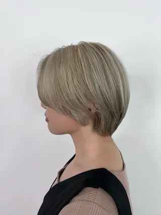 ショート 縮毛矯正 宮本晃成のヘアスタイル