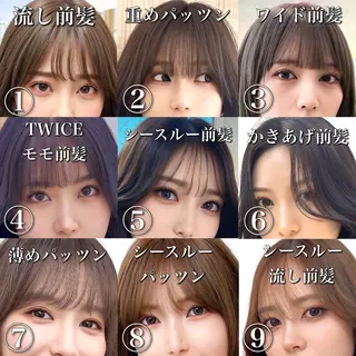 セミロング カラー 顔周り特化/韓国ヘア /レイヤー/吉野幸大のヘアスタイル