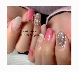 ネイル ﾈｲﾙﾙｰﾑﾘｯｶ 𝐦𝐚𝐲𝐮のネイルデザイン