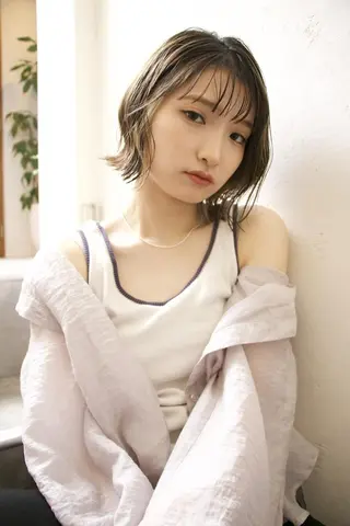 ショート カラー TSURUYO モデル募集中のヘアスタイル