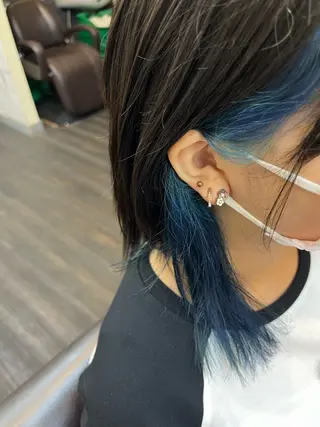 ミディアム カラー エクステ/ブリーチ / Hayatoのヘアスタイル