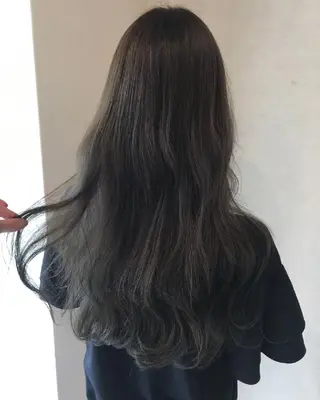 ロング カラー JIL BLAN 京都所属・RU RIのヘアスタイル