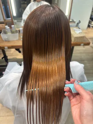 ロング ゆうこ🍀髪質改善/ ストレート/艶カラーのヘアスタイル
