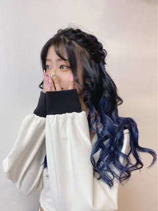 ロング ヘアアレンジ GLOSS 心斎橋 山上のヘアスタイル