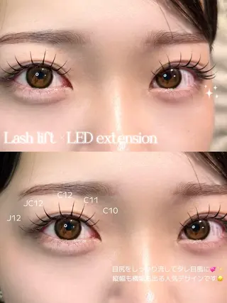 マツエク・マツパ MAQUM Rinoのマツエク・マツパデザイン