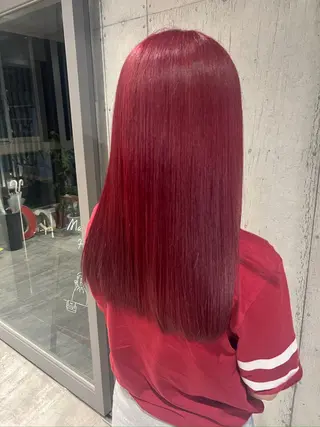 ロング カラー 透明感/血色カラー/ 似合せレイヤー/ゆいのヘアスタイル