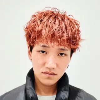 ショート カラー パーマ メンズ SALOWIN名古屋Suite店所属・名古屋のメンズ特化 美容師/わたるのヘアスタイル