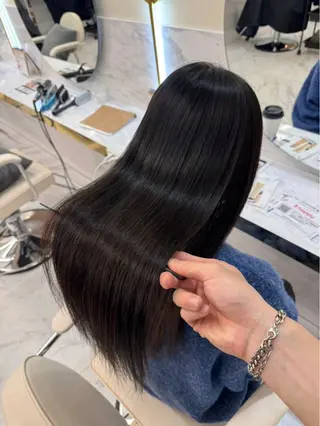 セミロング カラー カラー🫧髪質改善 高原瑞輝のヘアスタイル