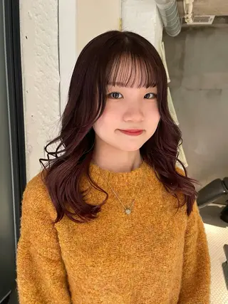 ロング カラー ユウナ🎀レイヤー/ 暖色カラーのヘアスタイル