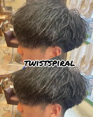 メンズ 仙台/メンズ/ フェザー/リョウのヘアスタイル