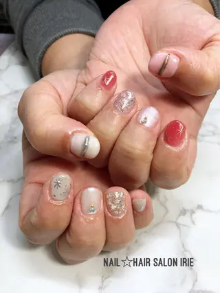 ネイル Hair salon Irie所属・與儀 知佳のネイルデザイン