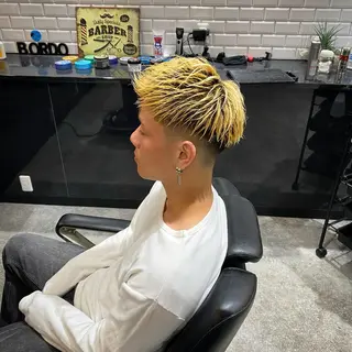 ショート カラー メンズ 前田賢生 ご新規様はNGのヘアスタイル
