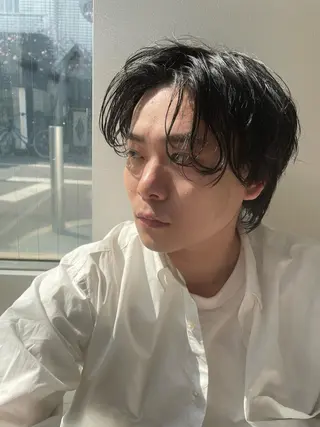 ショート パーマ メンズ 【メンズ特化】 池田大成✂︎のヘアスタイル