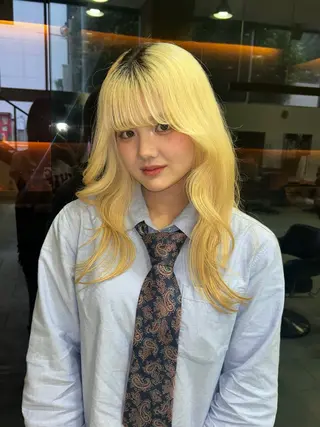 ロング レイヤー/マツエク 💋𝑨𝑵𝑵𝑨のヘアスタイル