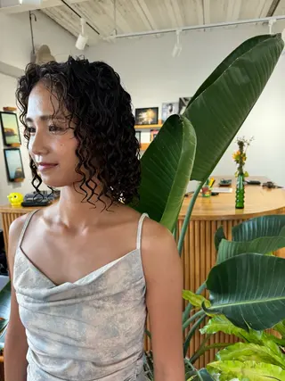 ショート パーマ KOU×北谷× BY MY SIDEのヘアスタイル