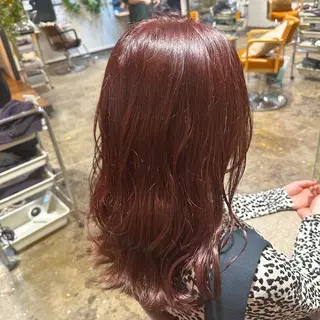 セミロング カラー ヘアアレンジ 🇰🇷韓国ｽﾀｲﾙ ﾚｲﾔｰ/ayanaのヘアスタイル