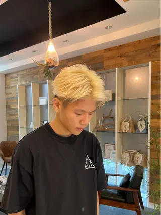 カラー メンズ 髪質改善/ストレート パーマ長久手/ひかるのヘアスタイル