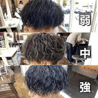 パーマ 仲村 貢のヘアスタイル