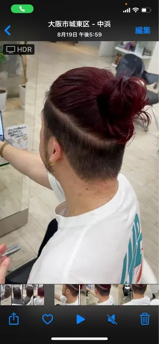 メンズ 心斎橋/海外レイヤー 募集中三好玲奈のヘアスタイル